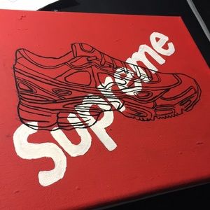 Hand painted supremexRAF piece.